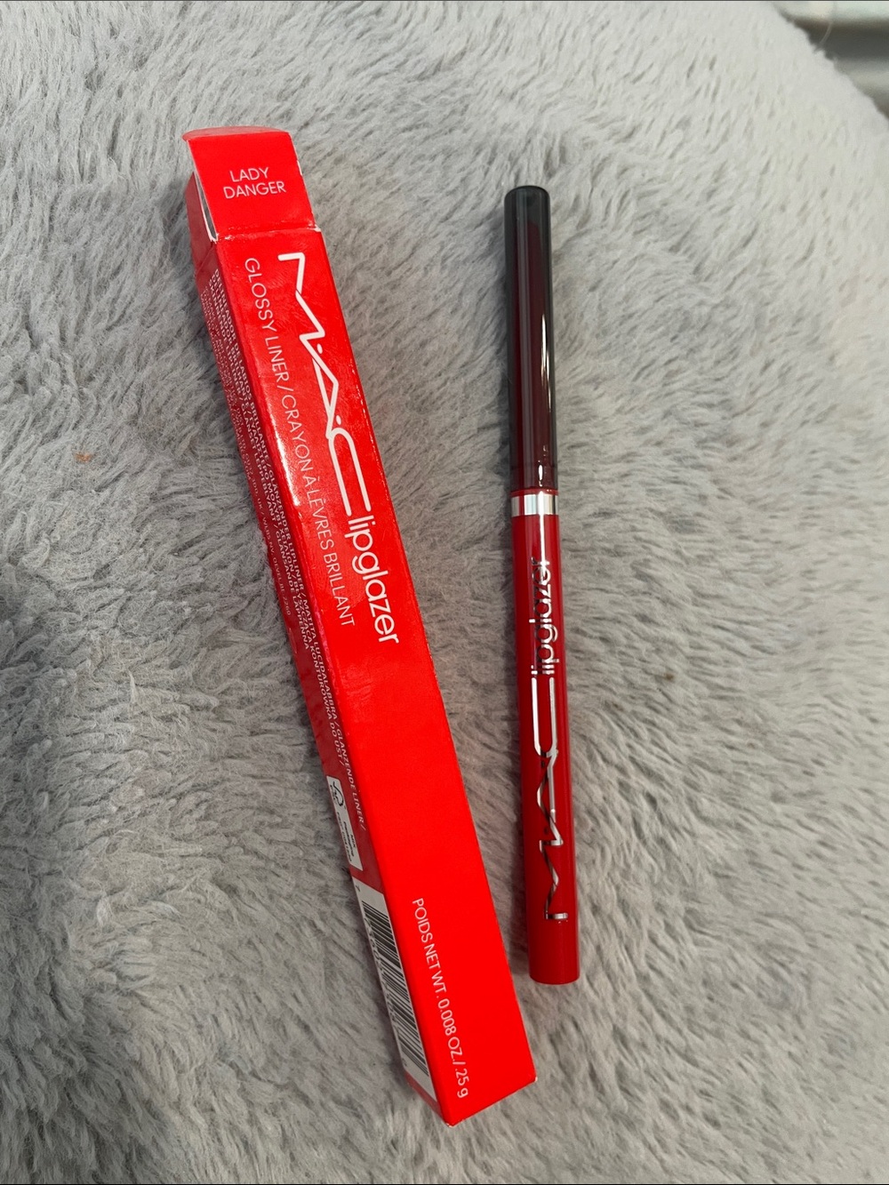 MAC Cosmetics Lipglazer Glossy Liner in Lady Danger Red